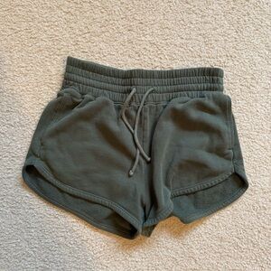 Abercrombie Sweat Shorts- Green